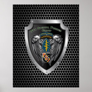 Magnificent 5th Special Forces Group (Airborne) Poster