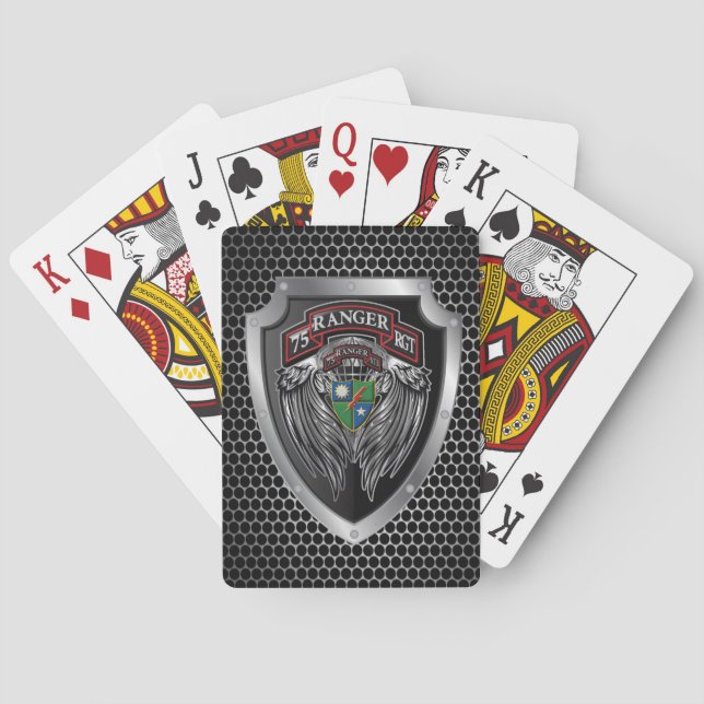 Magnificent 75th Ranger Regiment Playing Cards (Back)