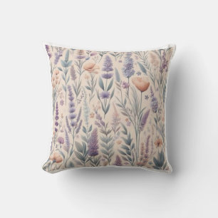 Magnificent Botanical lavender Cushion