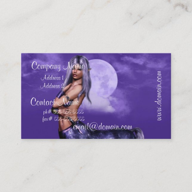 Magnificent Centaur  Business Cards (Front)