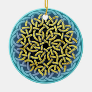 Magnificent Elegant Victorian Art Nouveau Pattern Ceramic Tree Decoration