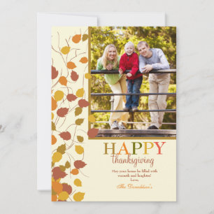 Magnificent Fall Photo Invitation