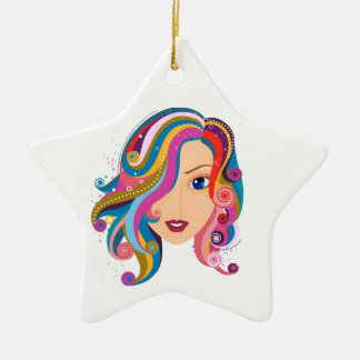 Magnificent Hope Star Ceramic Tree Decoration
