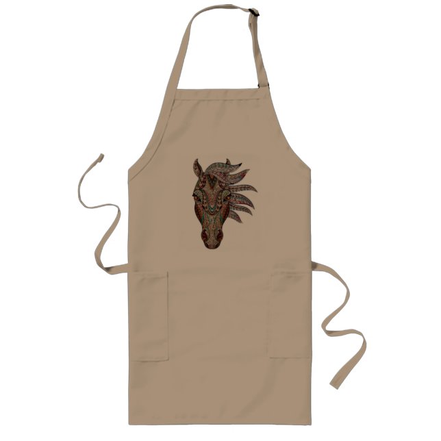 Magnificent Horse Long Apron (Front)