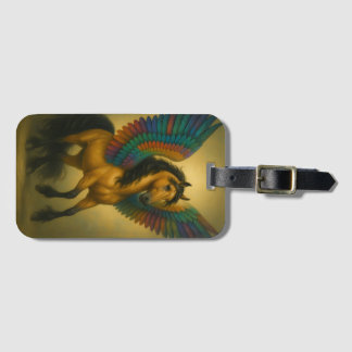Magnificent Horse With Spectacular Wings Luggage Tag
