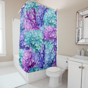 Magnificent hydrangea blossoms    shower curtain