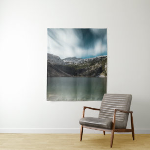 Magnificent lake Krn with mountain Krn, Slovenia Tapestry