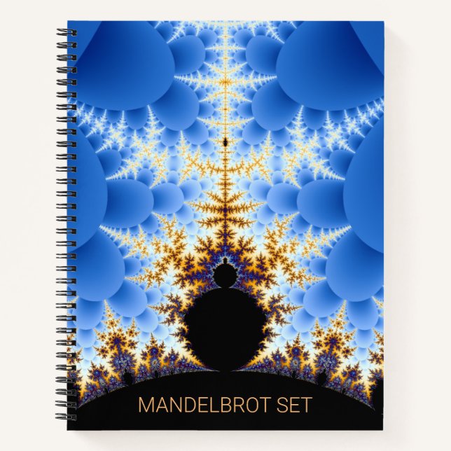 Magnificent Mandelbrot Fractal Notebook (Front)