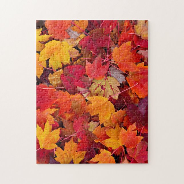 Magnificent Maple Leaves Jigsaw Puzzle (Vertical)