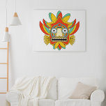 Magnificent Mask Canvas Print<br><div class="desc">Want to give some traditional and historic look to your walls? Then try out this real tribal peoples cultural mask art wall decor and enjoy the mesmerising look.</div>