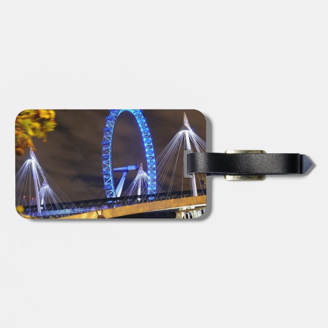Magnificent! Millennium Wheel London Luggage Tag (Back Horizontal)