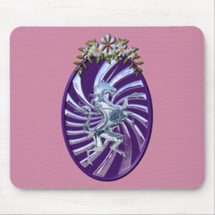 Magnificent Mythical Unicorn Mouse Pad