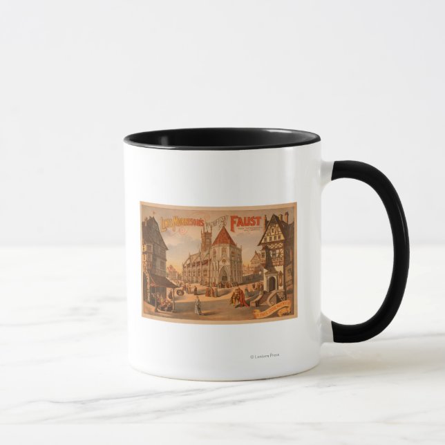 Magnificent New Faust Nuremberg Germany Poster Mug (Right)