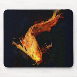 Magnificent Orange Koi Mouse Pad