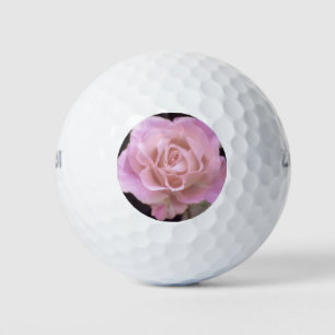 Magnificent Pink Rose Golf Balls