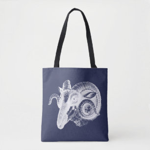 Magnificent Ram Sheep Tote Bag