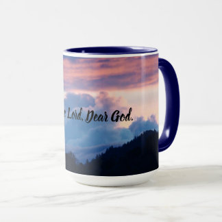 MAGNIFICENT SUNSET Coffee Mug Twilight Blue Pink