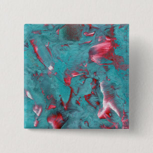 Magnificent Swirled Marble 15 Cm Square Badge