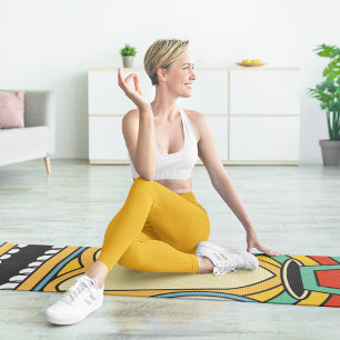 magnificent tribal yoga mat
