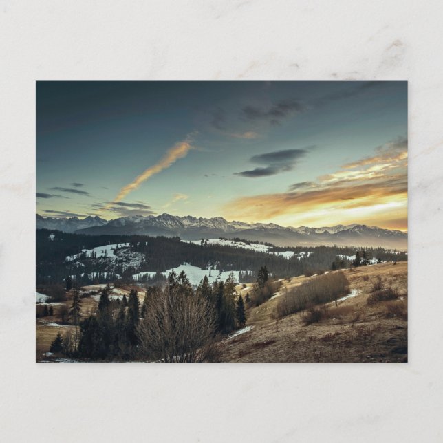 magnificent zakopane landscape postcard (Front)