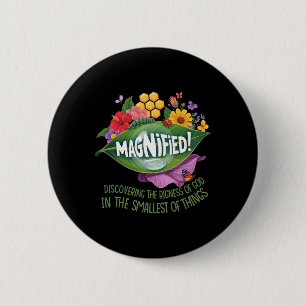 Magnified Smallest Insects Adventure Vbs 2025 2  6 Cm Round Badge