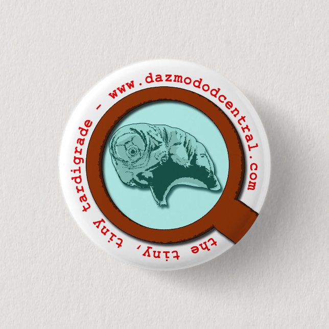 Magnified Tardigrade 3 Cm Round Badge (Front)