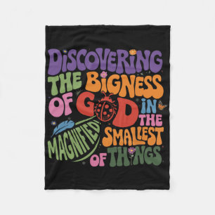 Magnified Vbs 2025 Discovering The Bigness Of God Fleece Blanket