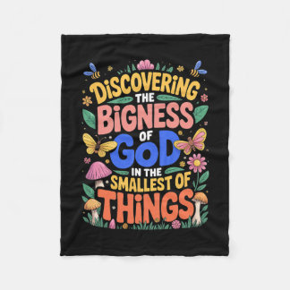 Magnified Vbs 2025 Discovering The Bigness Of God Fleece Blanket