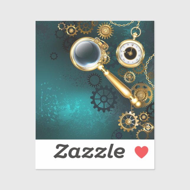 Magnifier in Steampunk Style (Sheet)