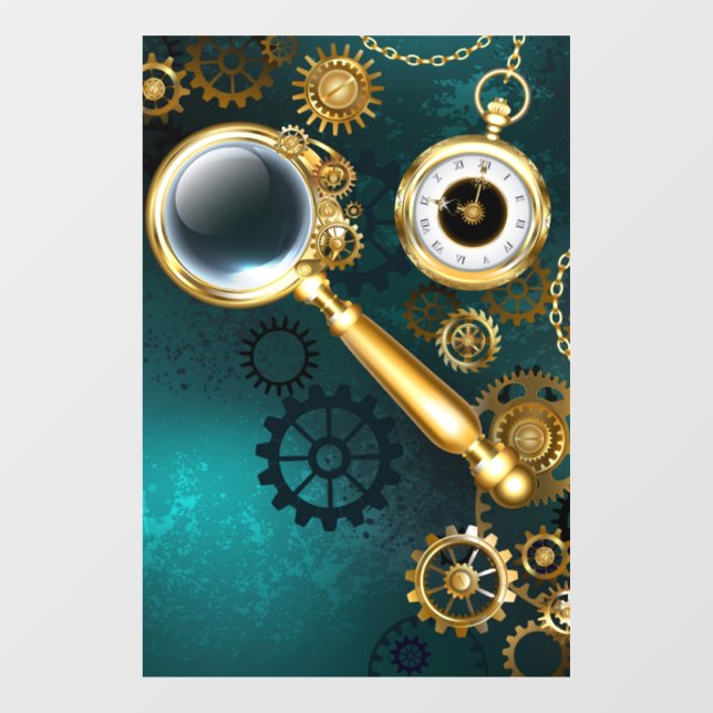 Magnifier in Steampunk Style (Sheet)