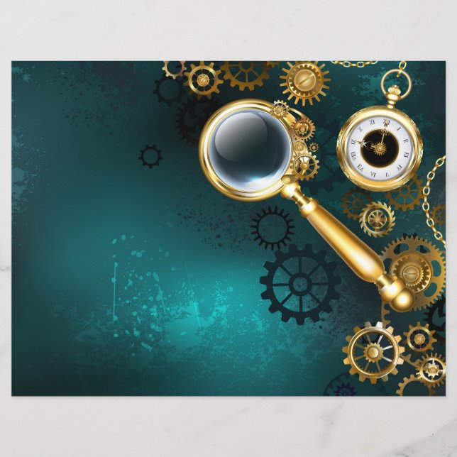 Magnifier in Steampunk Style (Front)