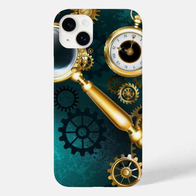 Magnifier in Steampunk Style Case-Mate iPhone Case (Back)