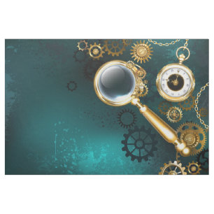 Magnifier in Steampunk Style Fabric