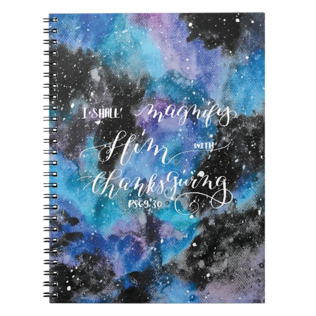 Magnify Him 2 Notebook (Front)