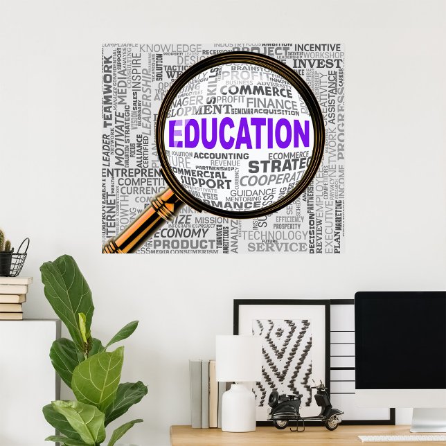 Magnifying Education Poster (Creator Uploaded)