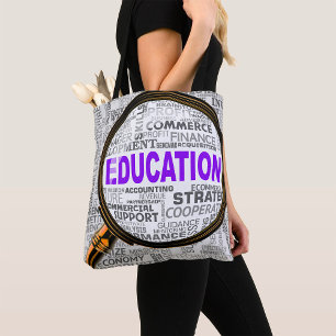Magnifying Education Tote Bag
