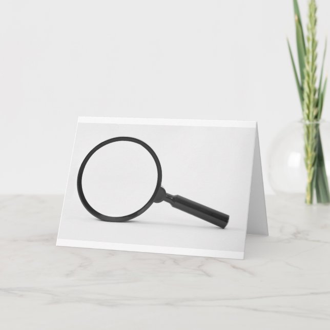 magnifying glass card (Front)