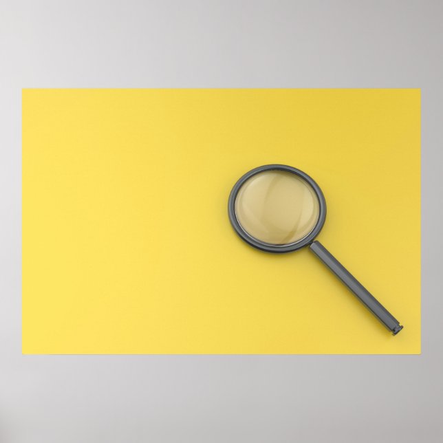 Magnifying glass poster (Front)