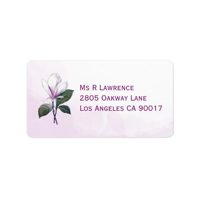 Magnolia Address Labels (Front)