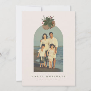 Magnolia bells arched photo Holiday/Christmas  Holiday Card