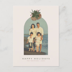 Magnolia bells arched photo Holiday/Christmas Holiday Postcard