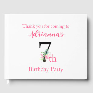 Magnolia Birthday 7th Birthday Guest Book