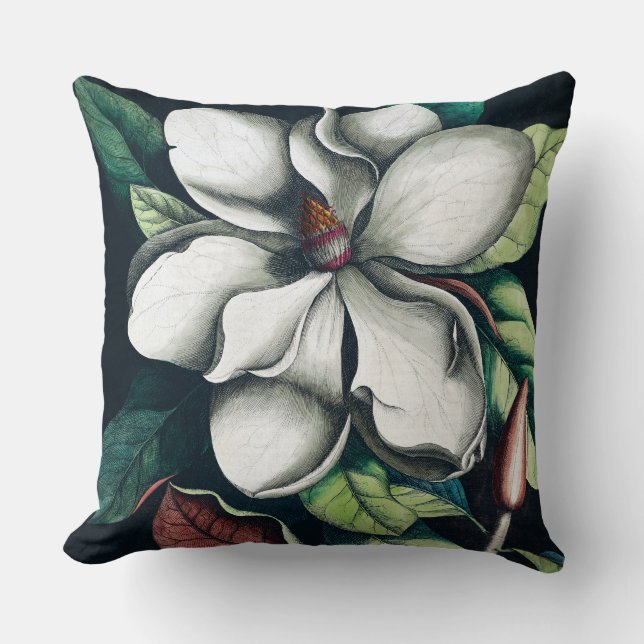 Magnolia black cushion (Front)