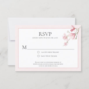 Magnolia Blooms RSVP Cards