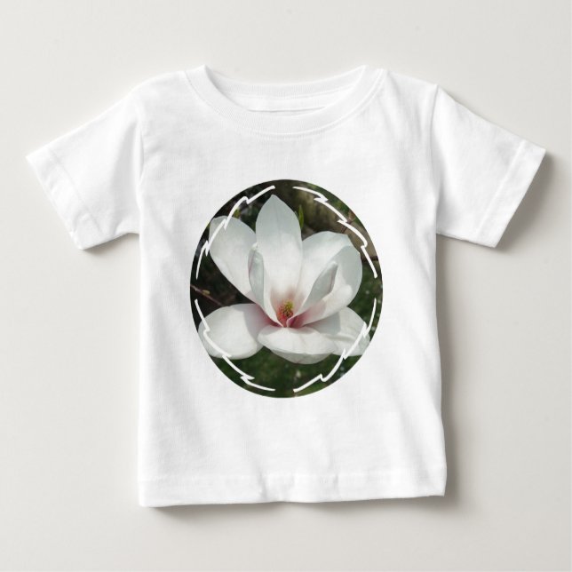 Magnolia Blossom Baby T-Shirt (Front)