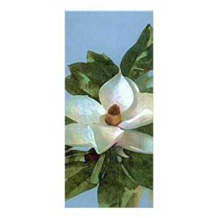 Magnolia Blossom Flower Rack Card