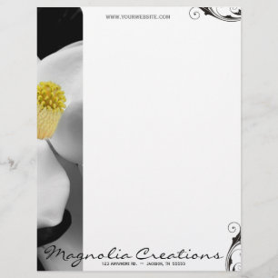 Magnolia Blossom Letterhead