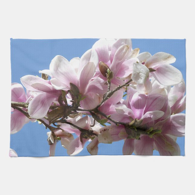 Magnolia Blossom Tea Towel (Horizontal)