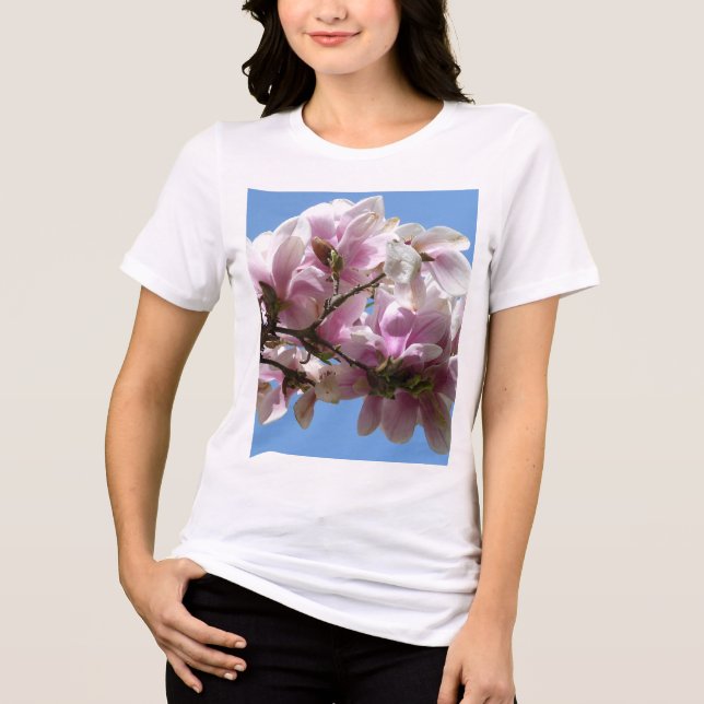 Magnolia Blossom Tri-Blend Shirt (Front)