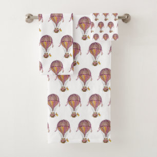 Magnolia Blossoms Bath Towel Set